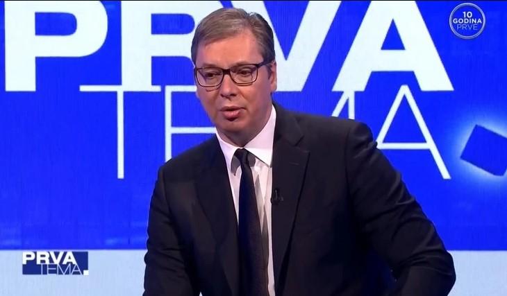 Predsjednik Srbije Aleksandar Vučić gostuje večeras na televiziji Prva - Avaz