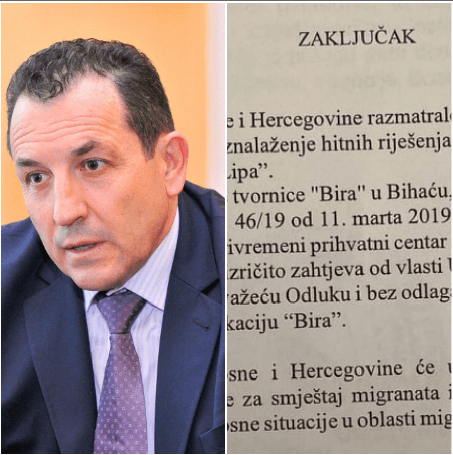 Cikotić gives up on Bradina: Will migrants go to the center of Bihać again?