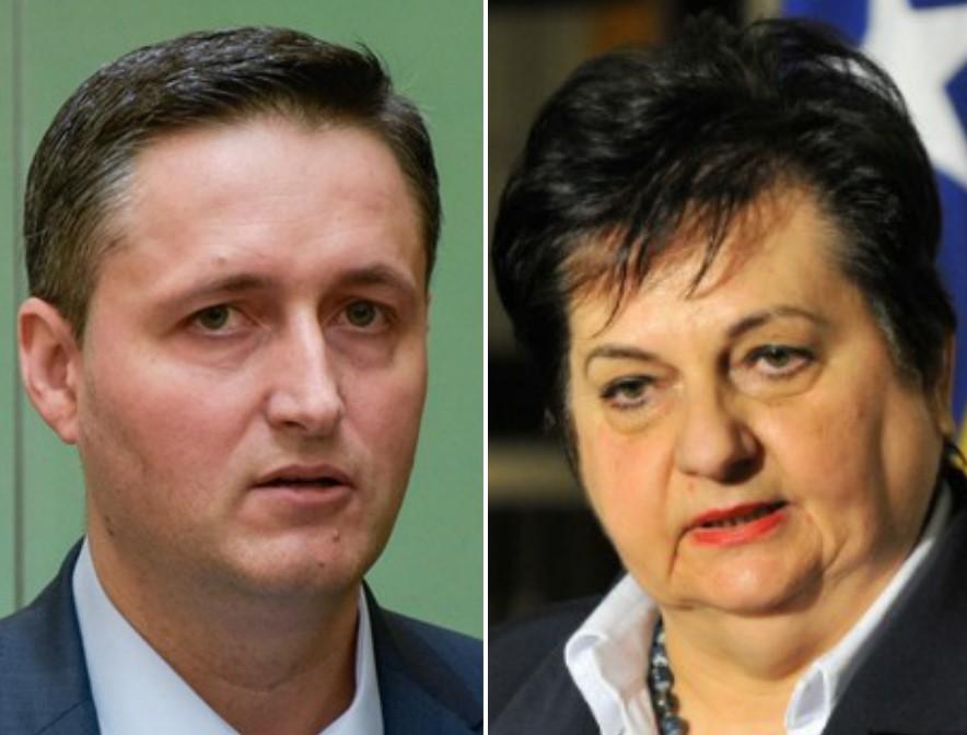 Denis Bećirović i Dušanka Majkić - Avaz