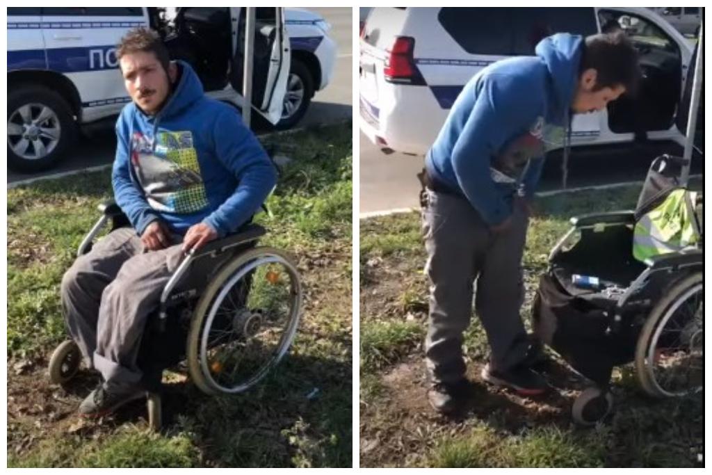 Policija u Beogradu otkrila lažnog prosjaka, pretvarao se da nema nogu