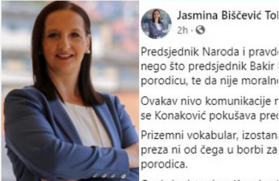 Zastupnica SDA brani Izetbegovića: Konaković udara na svetost porodice i braka