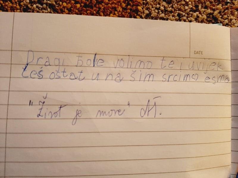 Poruka sedmogodišnje djevojčice - Avaz