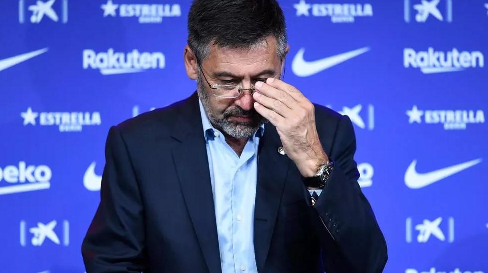 Barca president Josep Maria Bartomeu was detained by police on Monday - Avaz