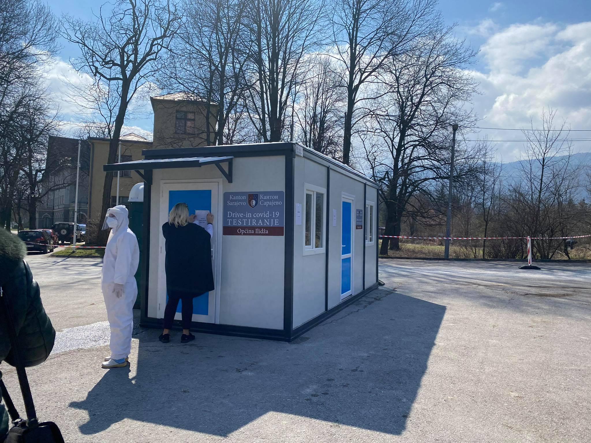 Otvorena nova dva drive-in punkta za testiranje na koronavirus u Sarajevu