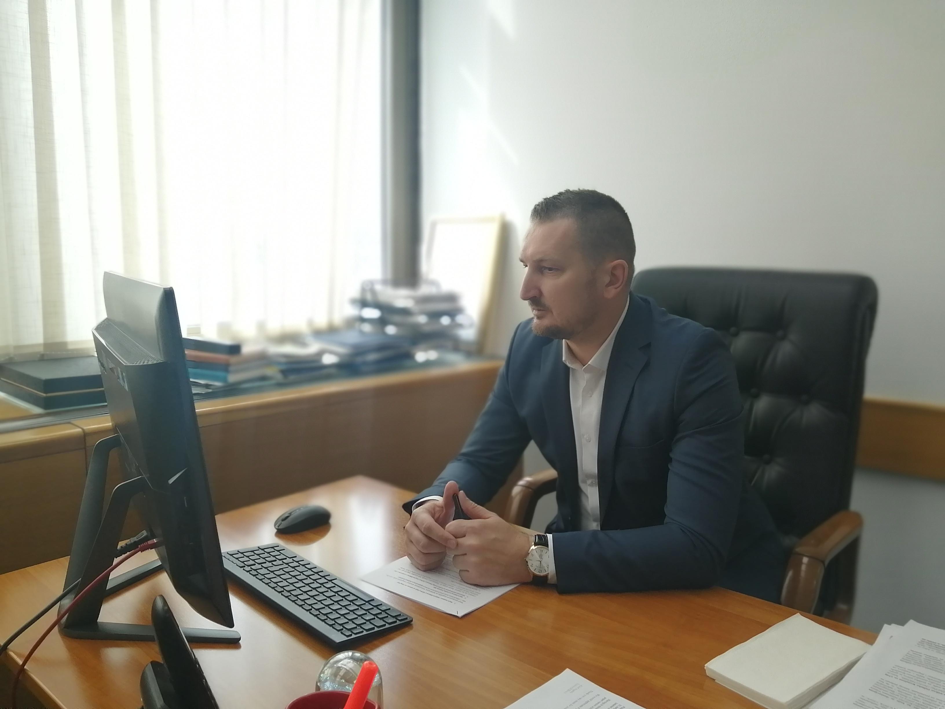 Ministar Josip Grubeša je održao online sastanak sa Johanom Satlerom - Avaz