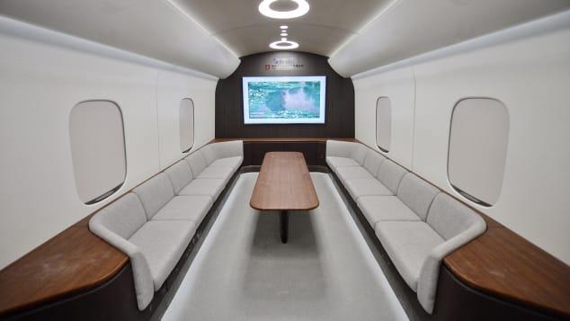 One possible interior for the new Maglev train - Avaz