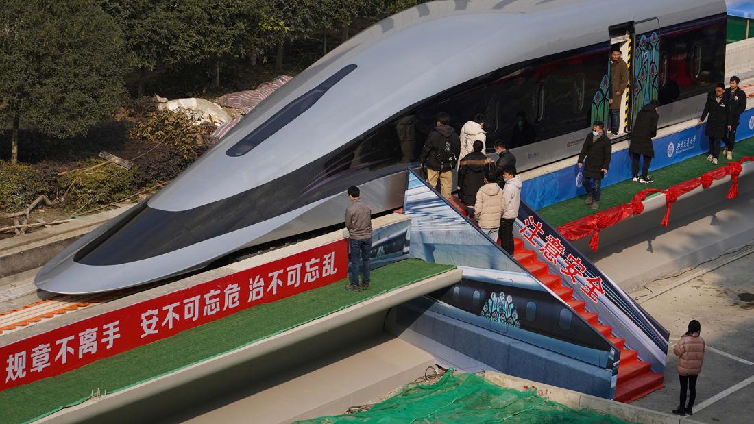 The sleek 21-meter-long (69 feet) prototype was unveiled to media in the city of Chengdu, Sichuan Province, on January 13th - Avaz