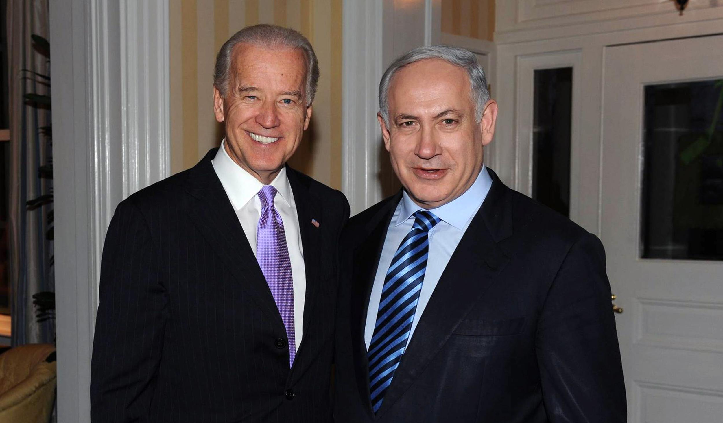 Džo Bajden i Benjamin Netanjahu prilikom jednog od ranijih susreta - Avaz