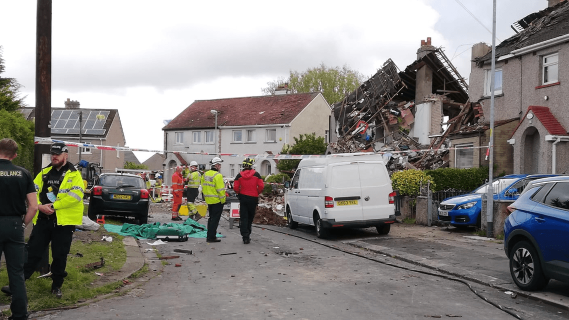 Child killed in house collapse in northern England