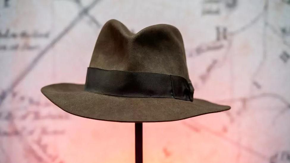 Indiana Jones hat and Star Wars droid for sale in Hollywood
