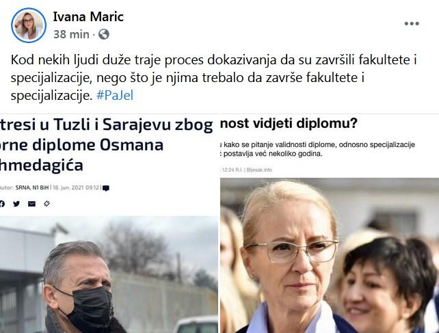Stauts Ivane Marić - Avaz
