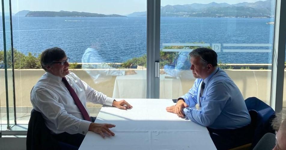 Josip Brkić održao više sastanaka u Dubrovniku razgovarao i sa Metjuom Palmerom