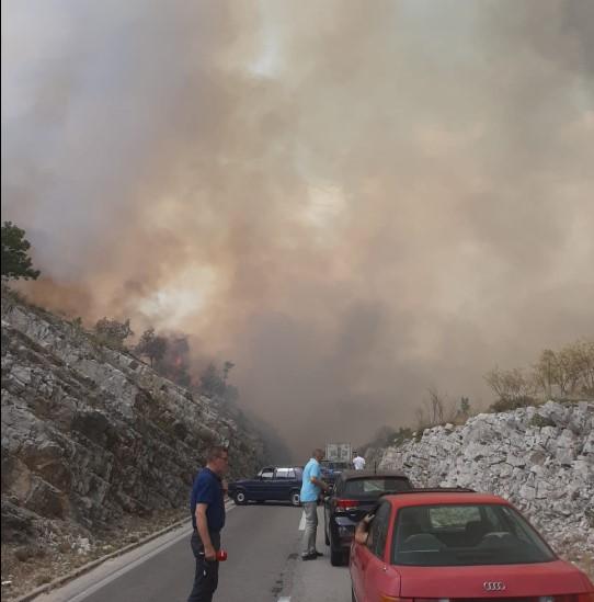 Požari i dalje aktivni kod Trebinja: Najteže na području sela Orah