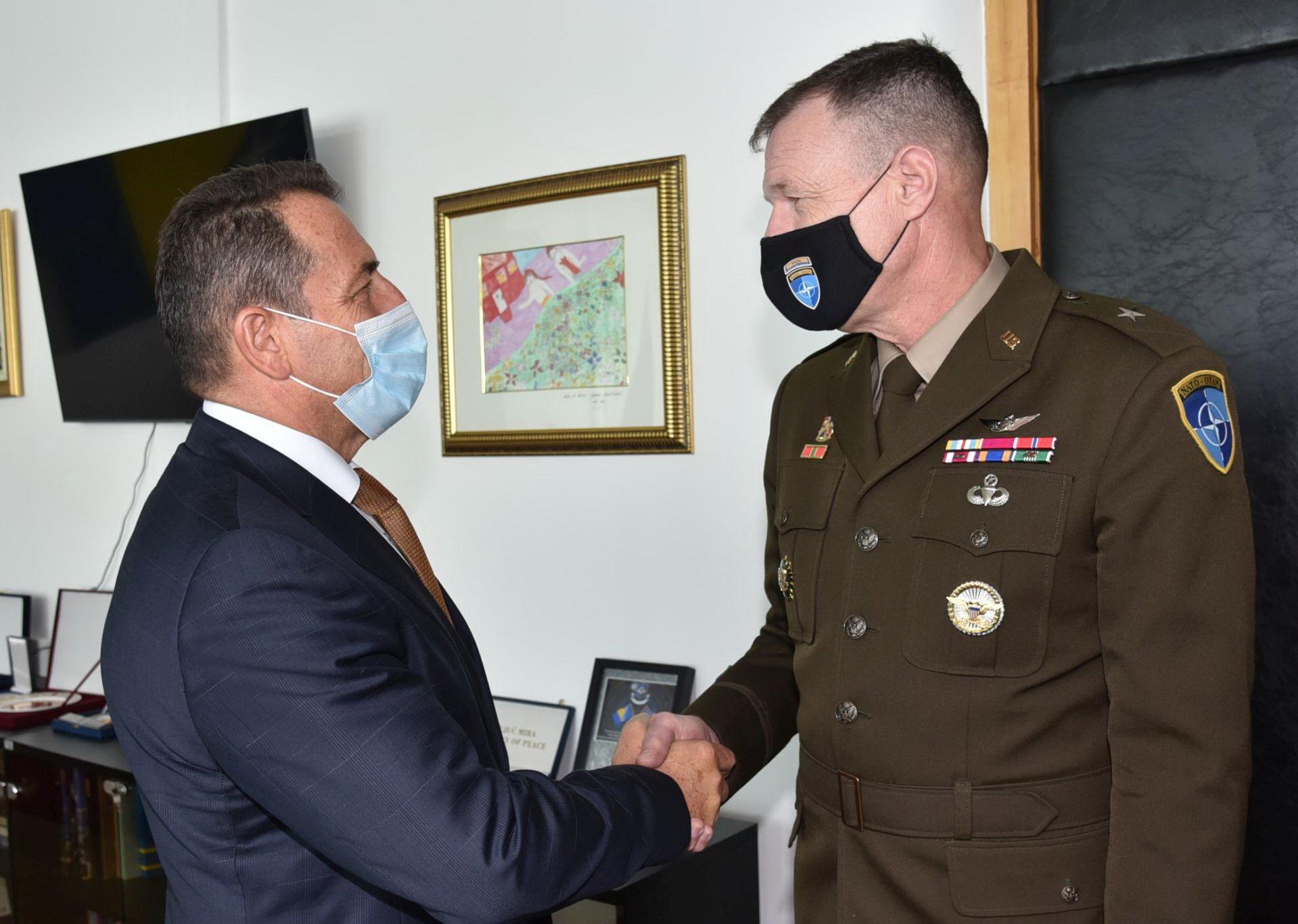 Cikotić razgovarao s komandantom NATO štaba o reformi sigurnosnog sektora u BiH