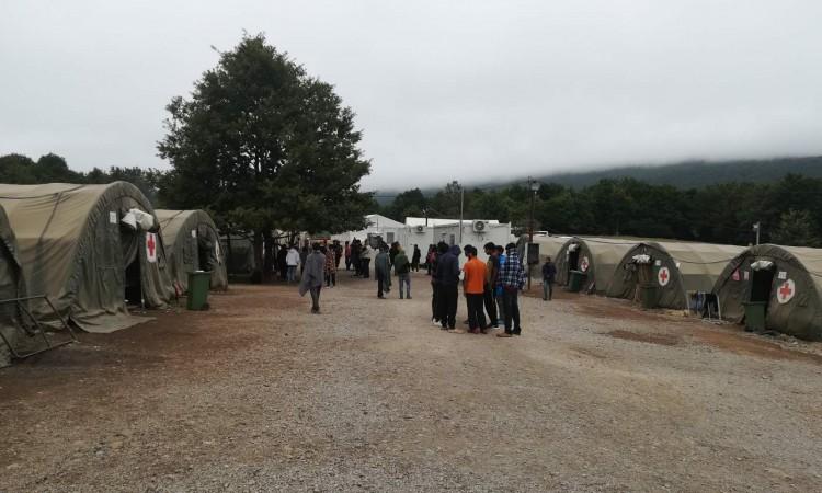 Around 1.500 people housed at migrant reception centers