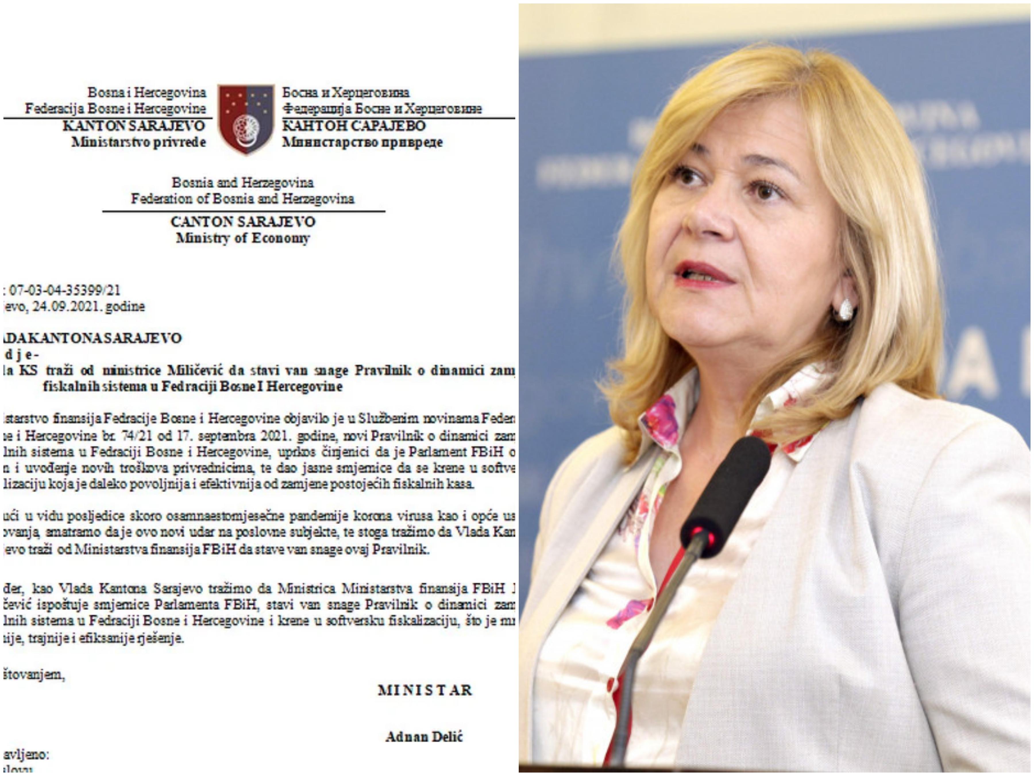Vlada KS poslala zahtjev ministrici Miličević - Avaz