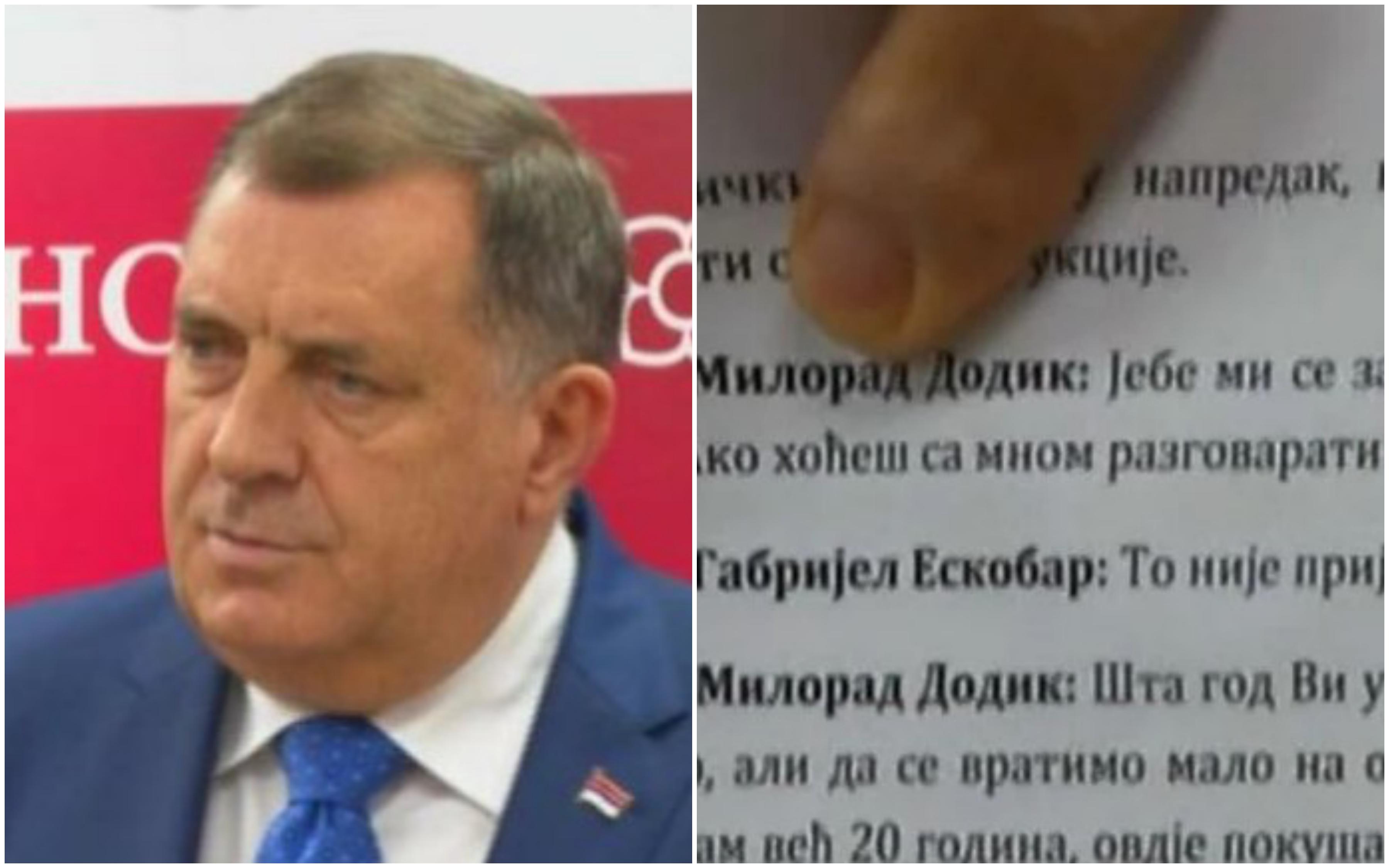 Milorad Dodik poručio Gabrielu Eskobaru: J*** mi se za sankcije