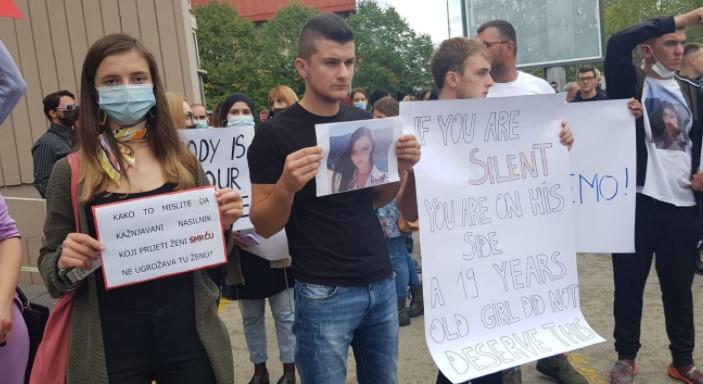 Protest zbog ubistva Šejle Bakije u Podgorici