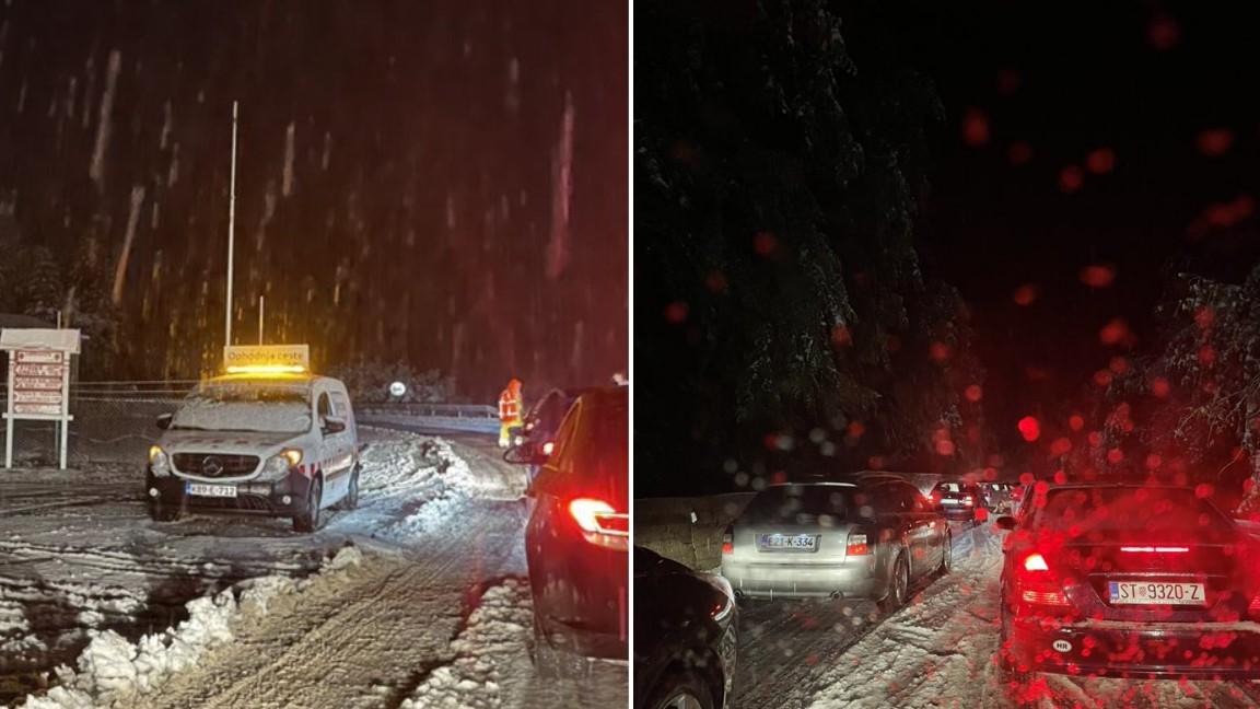 Snijeg i dalje pravi probleme vozačima na Kupresu i u Bugojnu