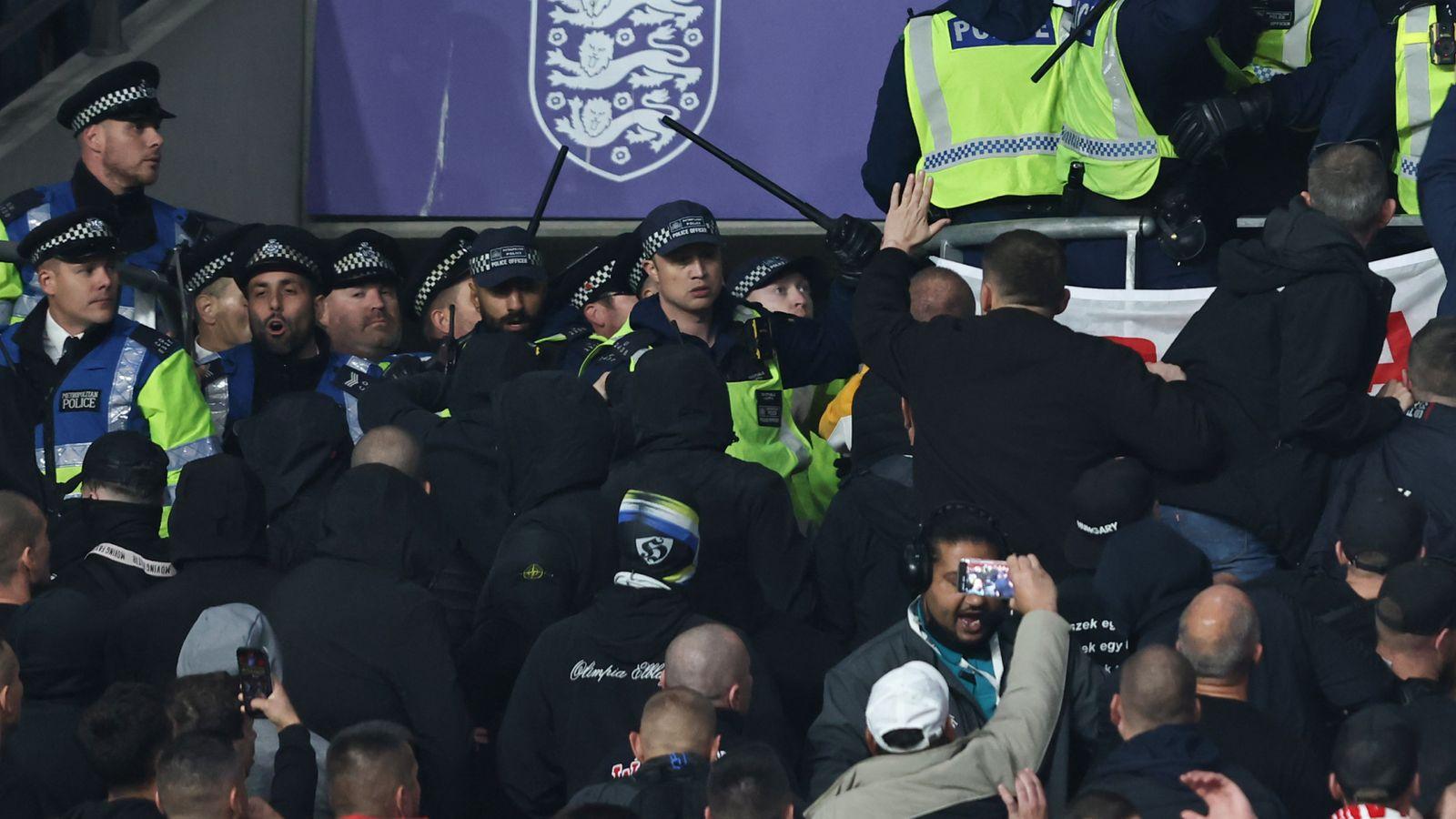 Mađarski navijači se potukli sa policijom na Vembliju