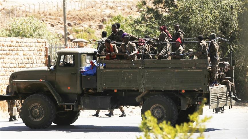 Units of Ethiopian army patrol the streets of Mekelle city of the Tigray region, in northern Ethiopia after the city was captured with an operation towards Tigray People's Liberation Front - Avaz