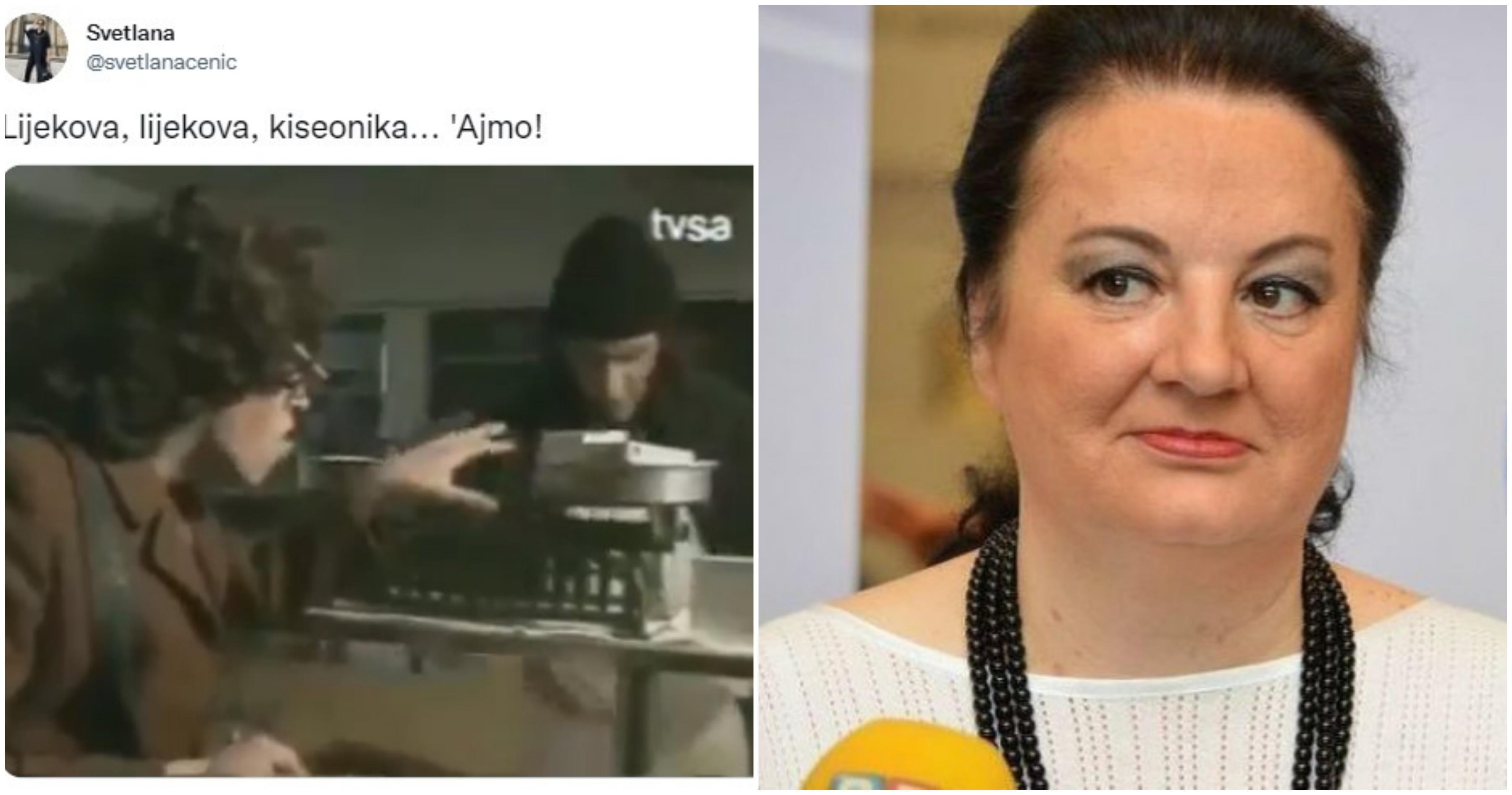 Svetlana Cenić podijelila video "Nadrealista" i poručila: Lijekova, kiseonika... 'Ajmo