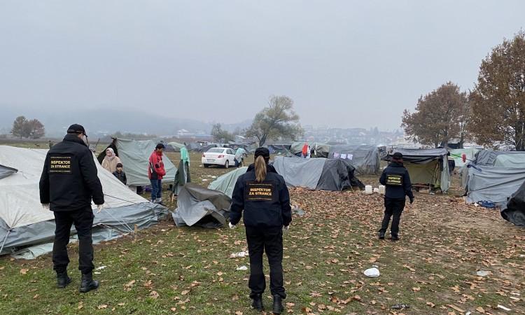 Relocation of migrants from Hipodrom to temporary reception centers