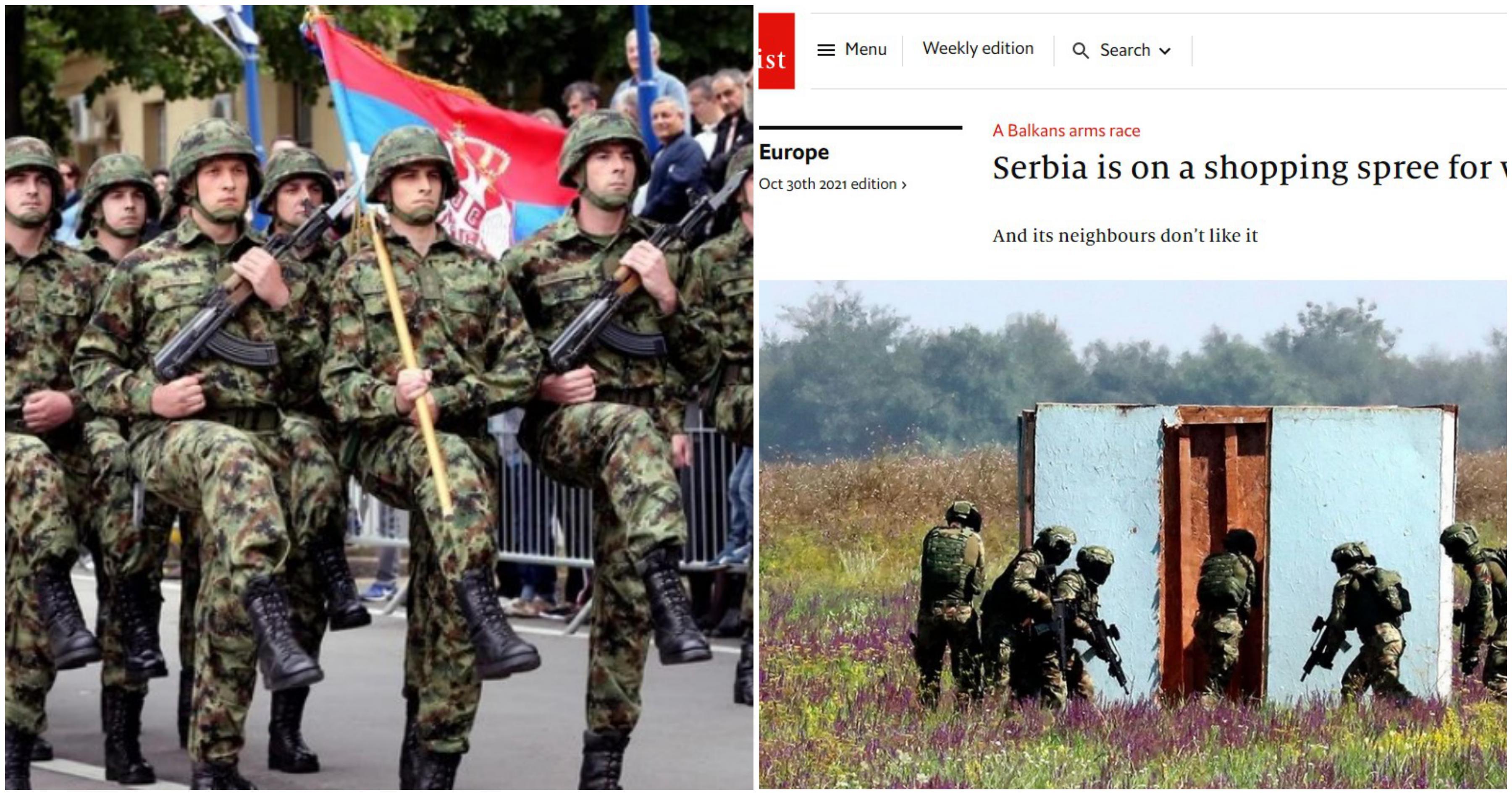 Naoružavanjem Srbije bavio se i "The Economist" - Avaz