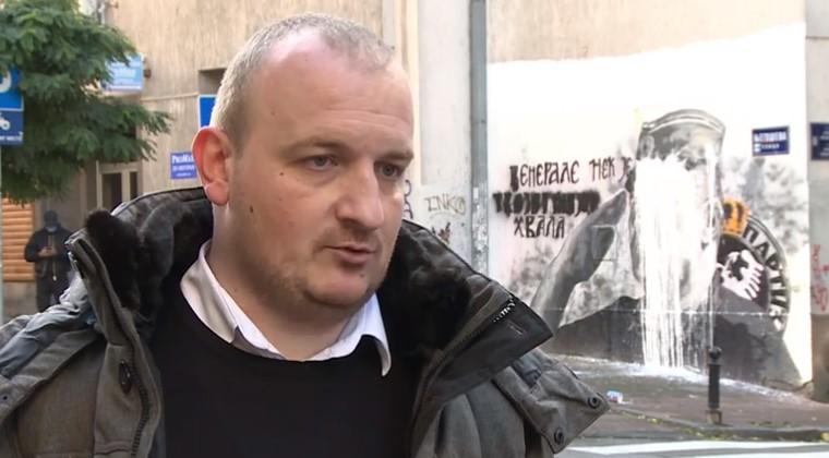 Đorđo Žujović, čovjek koji je hrabro uništio mural zločinca Mladića, za "Avaz": Zlo je zlo, ovo je test ljudskosti