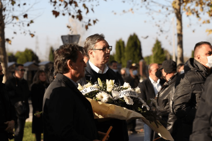 Aleksandar Vučić na posljednjem ispraćaju Marinka Rokvića