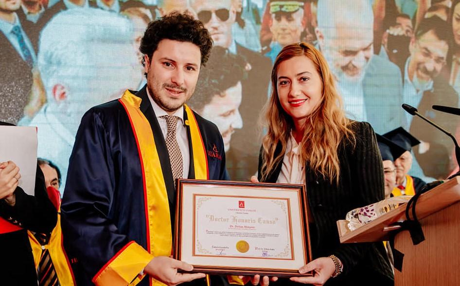 Abazović počasni doktor Univerziteta u Tirani