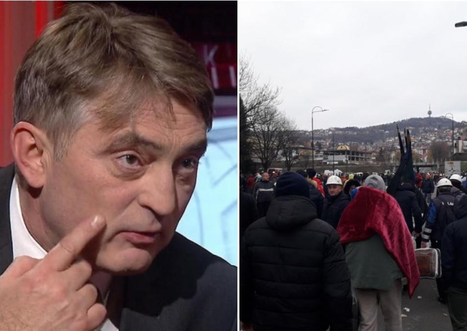 Zašto Komšić šuti dok rudari štrajkuju zbog rezultata rada njegovog direktora?