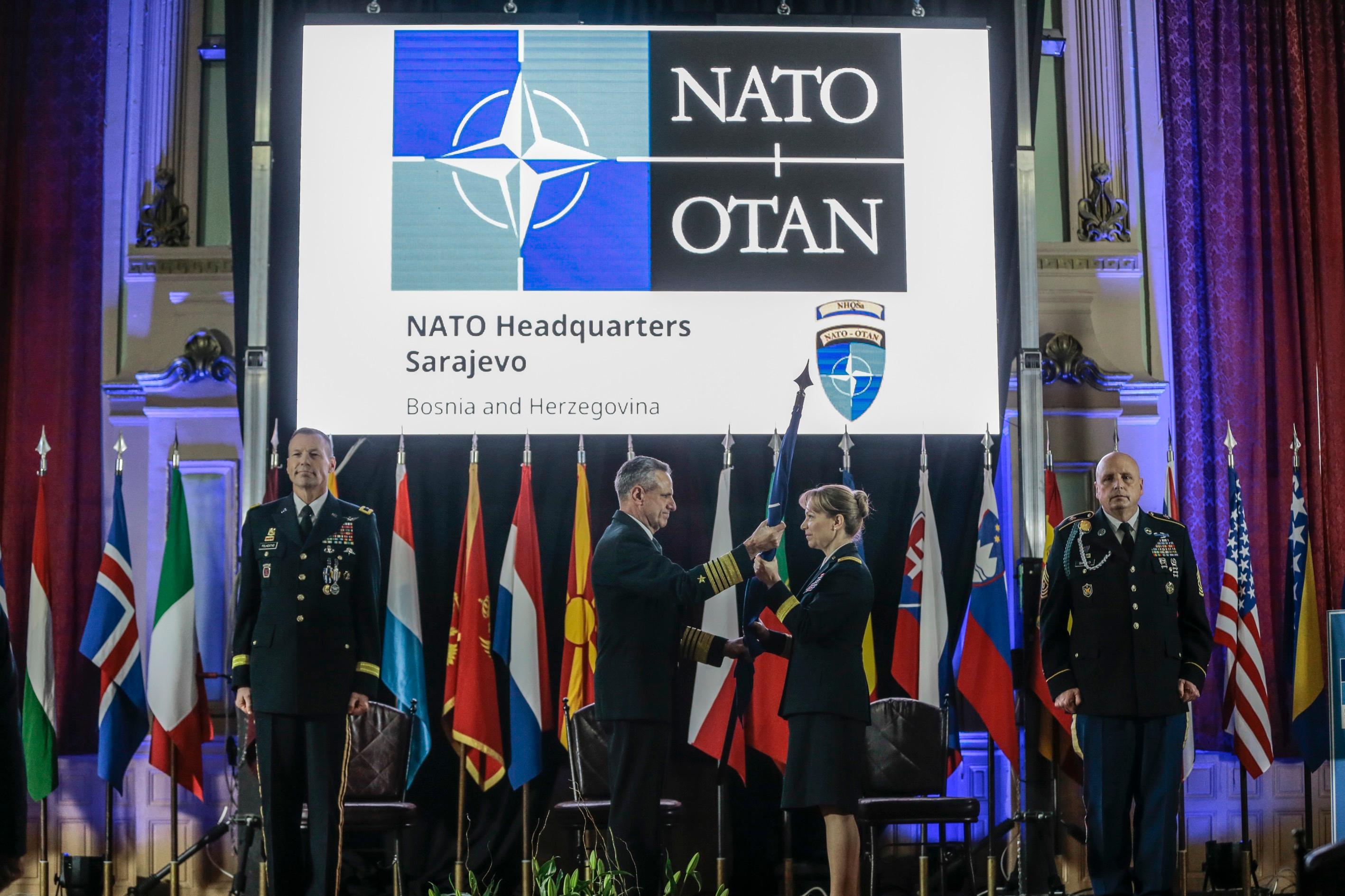 Preuzela dužnost: Brigadna generalica Pamela L. Mekgaha na čelu NATO štaba Sarajevo