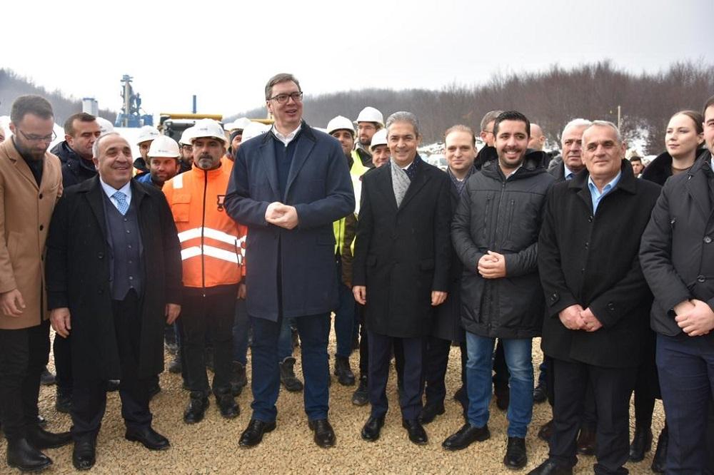 Vučić i ambasador Turske obišli radove puta Novi Pazar - Tutin: Iskazan veliki značaj razvoju sandžačke regije