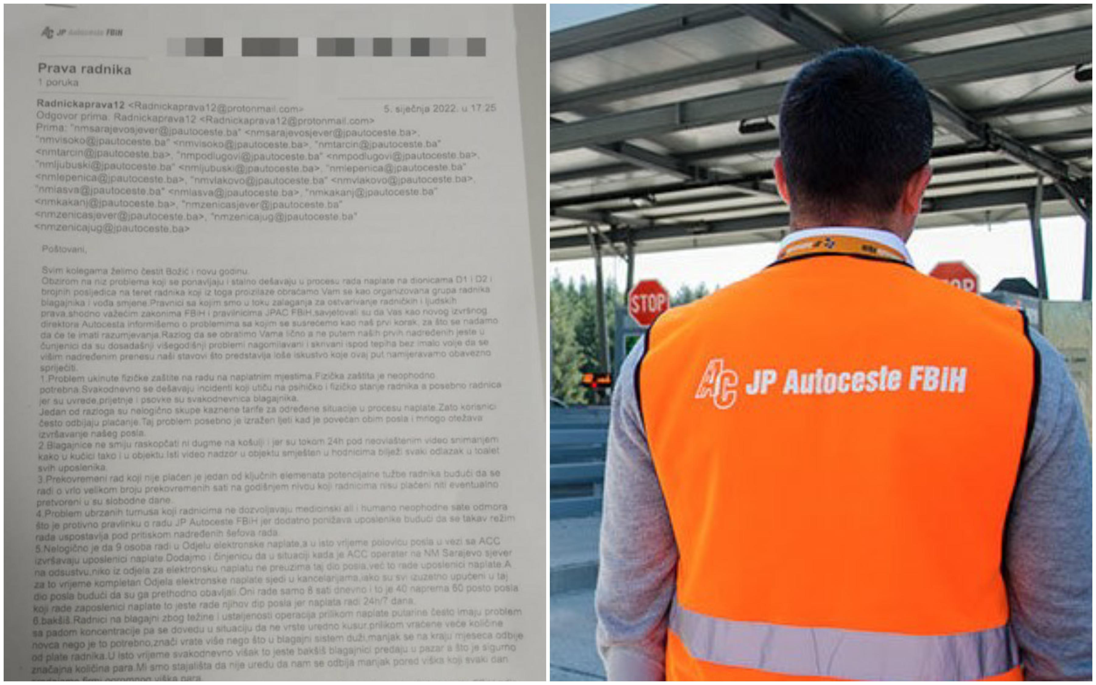 Pobuna radnika blagajni JP Autoceste FBiH: "Ni bakšiš nam ne daju", "blagajnice ne smiju raskopčati ni dugme na košulji"