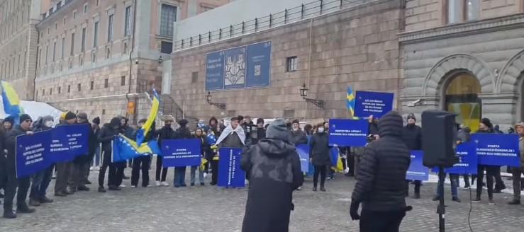 Protesti u Štokholmu: Ljubav prema svim Bosancima, ljubav prema našoj zemlji