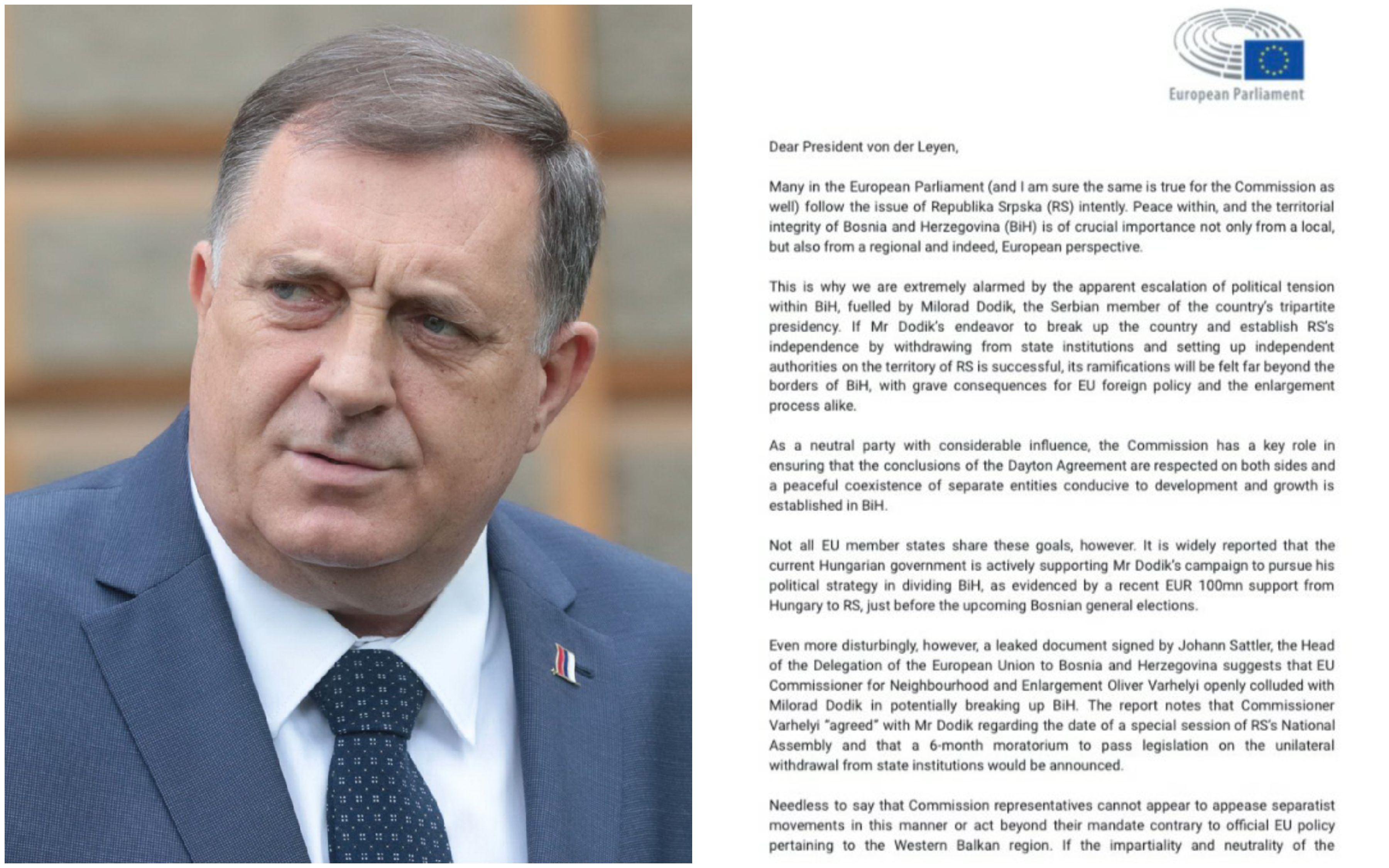 U Evropskoj uniji zatražena istraga protiv komesara Varheljija zbog sumnje da podržava Dodika