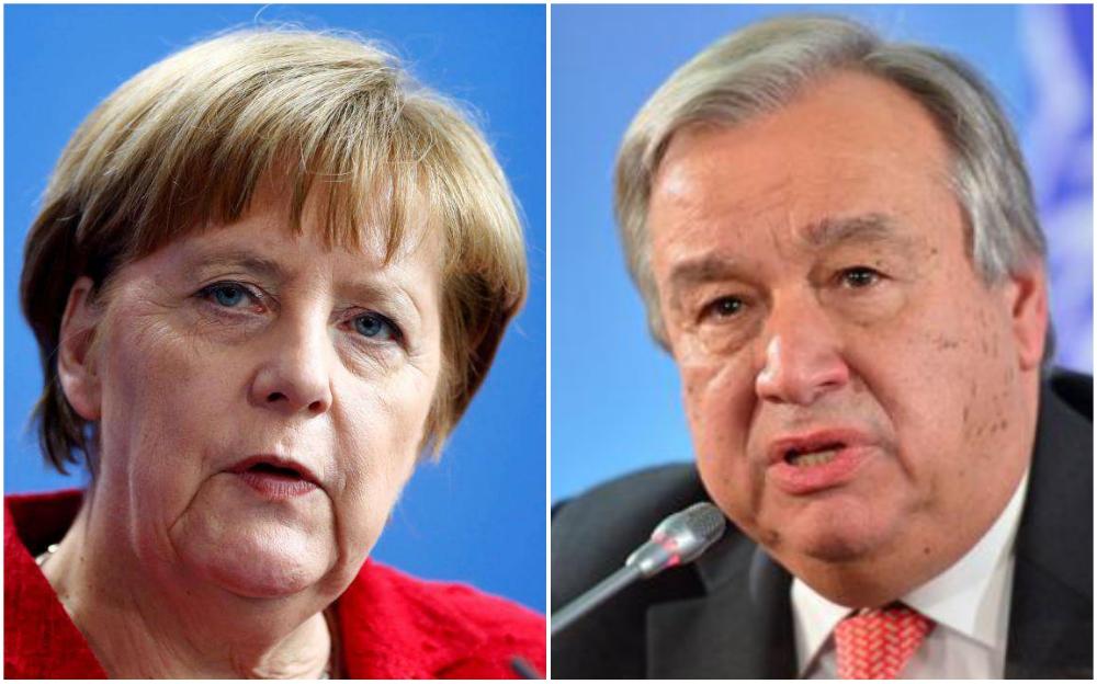Angela Merkel i Antonio Gutereš - Avaz