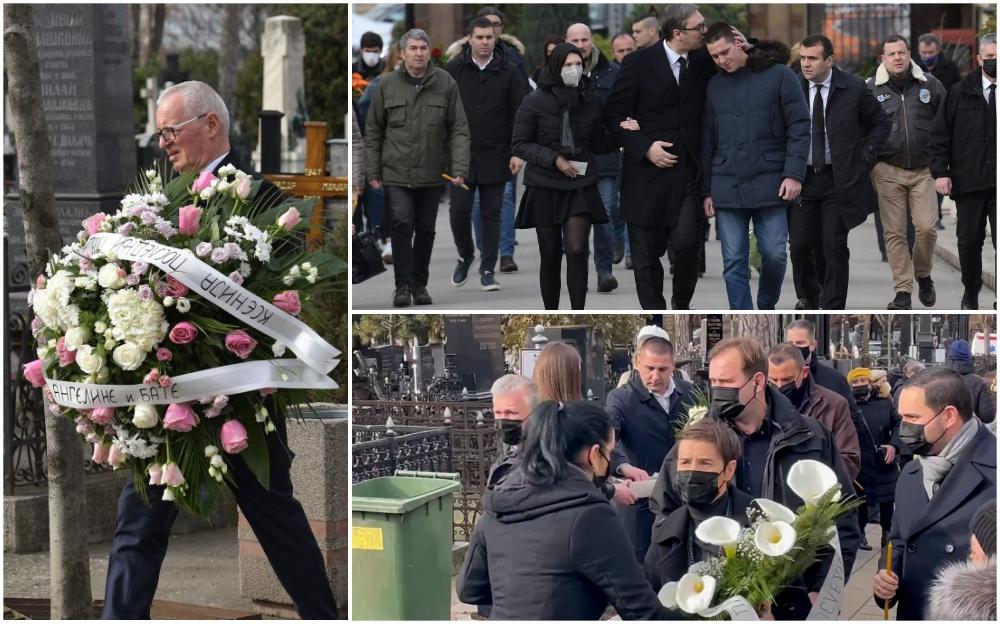 Sahranjena Ksenija Vučić, veliki broj ljudi bio na njenom ispraćaju