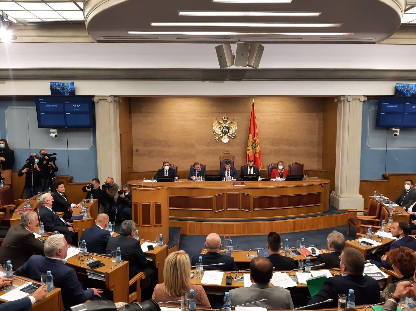 Crna Gora: Parlament danas o razrješenju predsjednika Skupštine