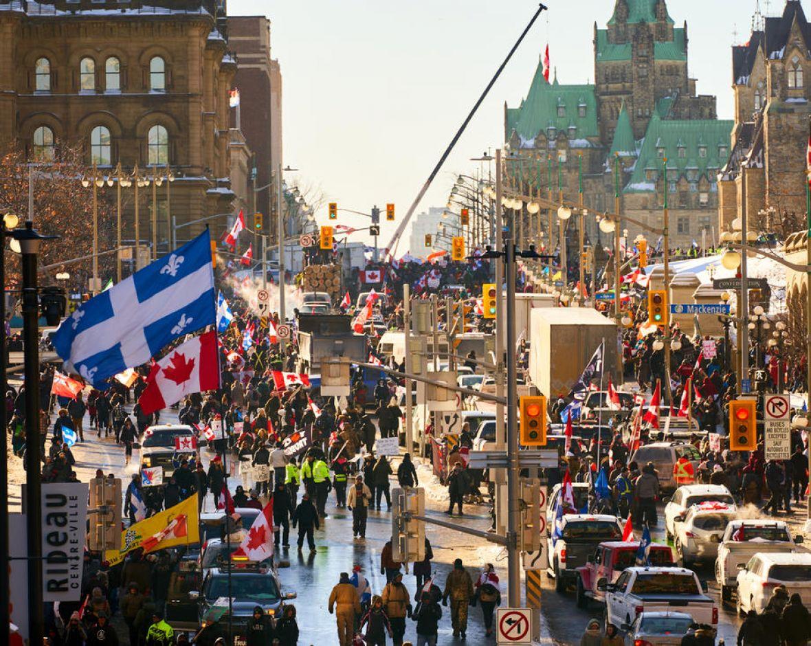 Kanadska vlada pozvala na prekid haotičnih demonstracija