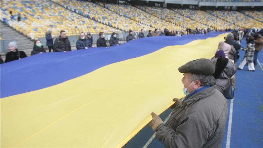 Ukrainian President Volodymyr Zelensky on Monday declared Feb. 16 as the "Day of Unity" - Avaz