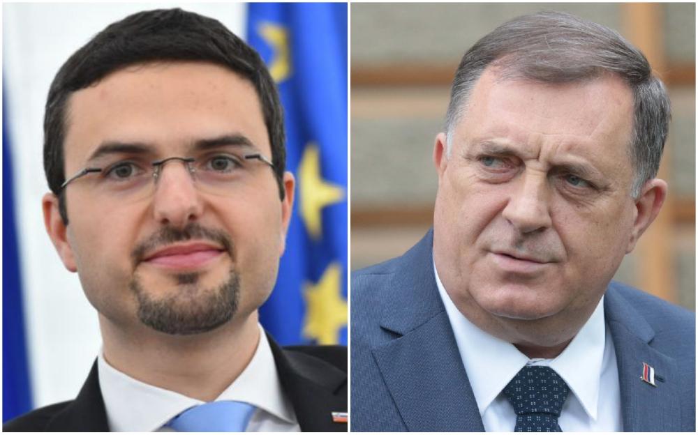 Matej Tonin i Milorad Dodik - Avaz