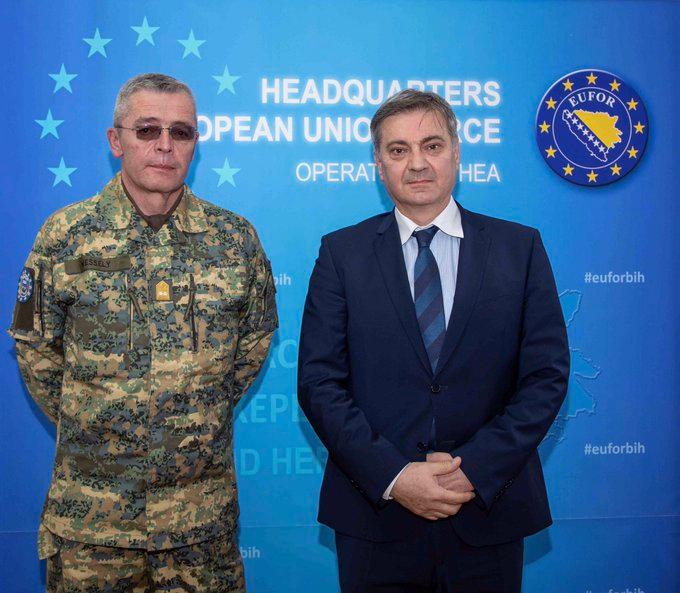 Zvizdić razgovarao sa komandantom EUFOR-a: Bitna karika za očuvanje mira