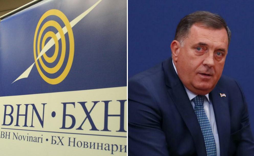 BH novinari: Nedopustivo miješanje Dodika u rad i programske sadržaje javnog servisa BiH