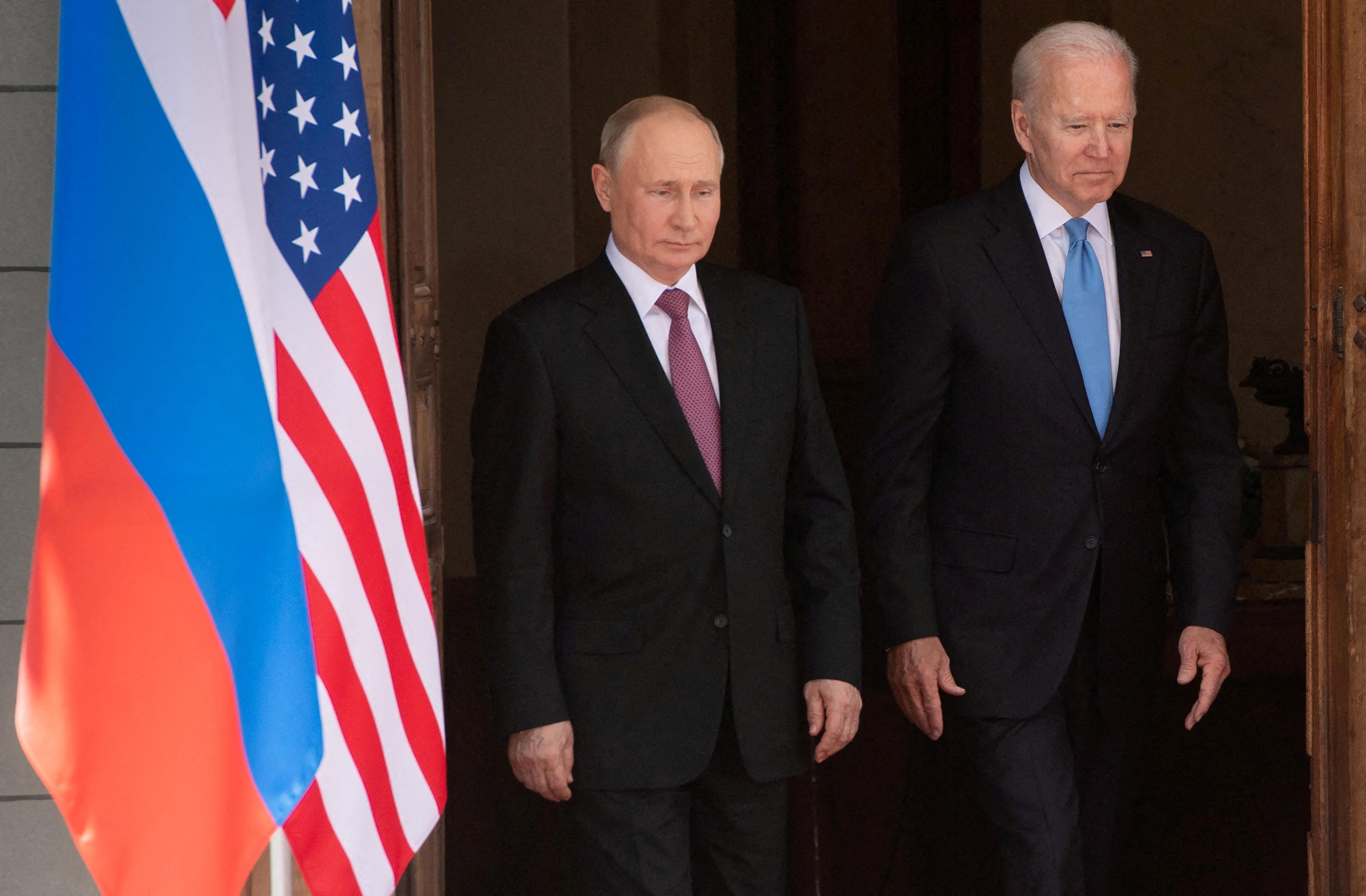 Lideri dvije zemlje: Vladimir Putin i Džo Bajden - Avaz