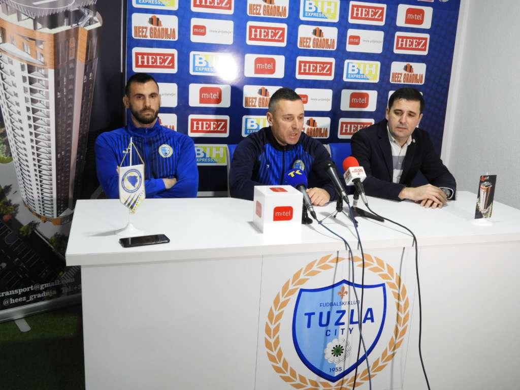 Fudbaleri Tuzla Cityja s optimizmom dočekuju Široki Brijeg