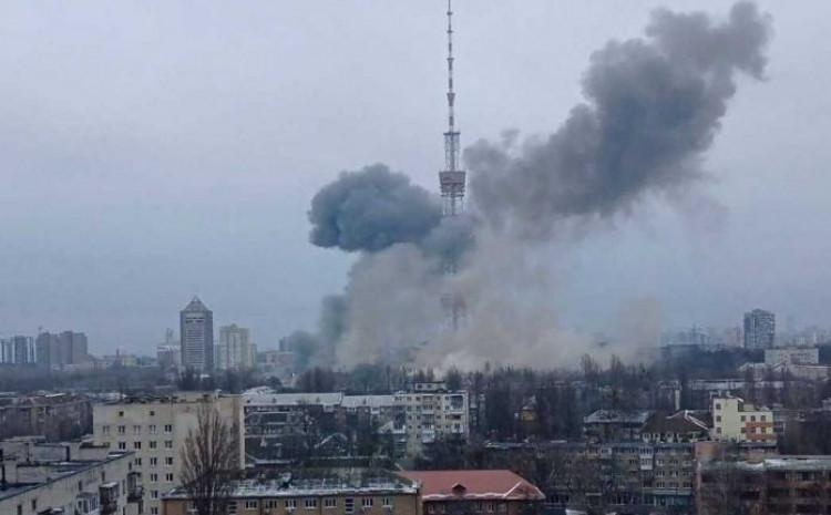 Ruska vojska je, podsjetimo, u utorak napala i televizijski toranj u Kijevu - Avaz
