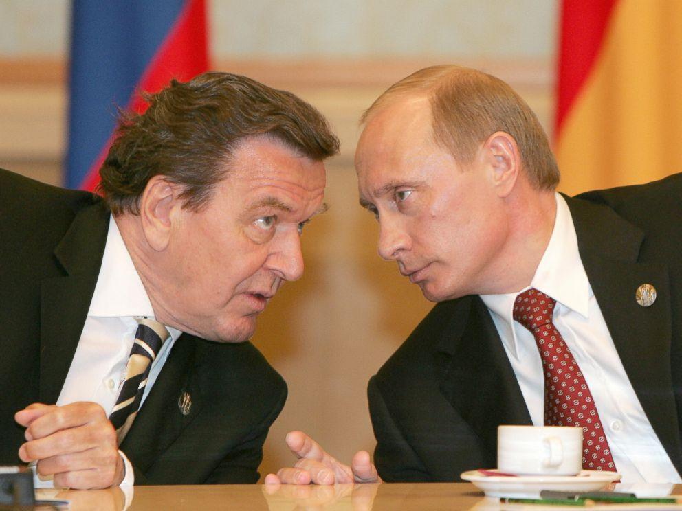 Gerhard Šroder i Vladimir Putin - Avaz