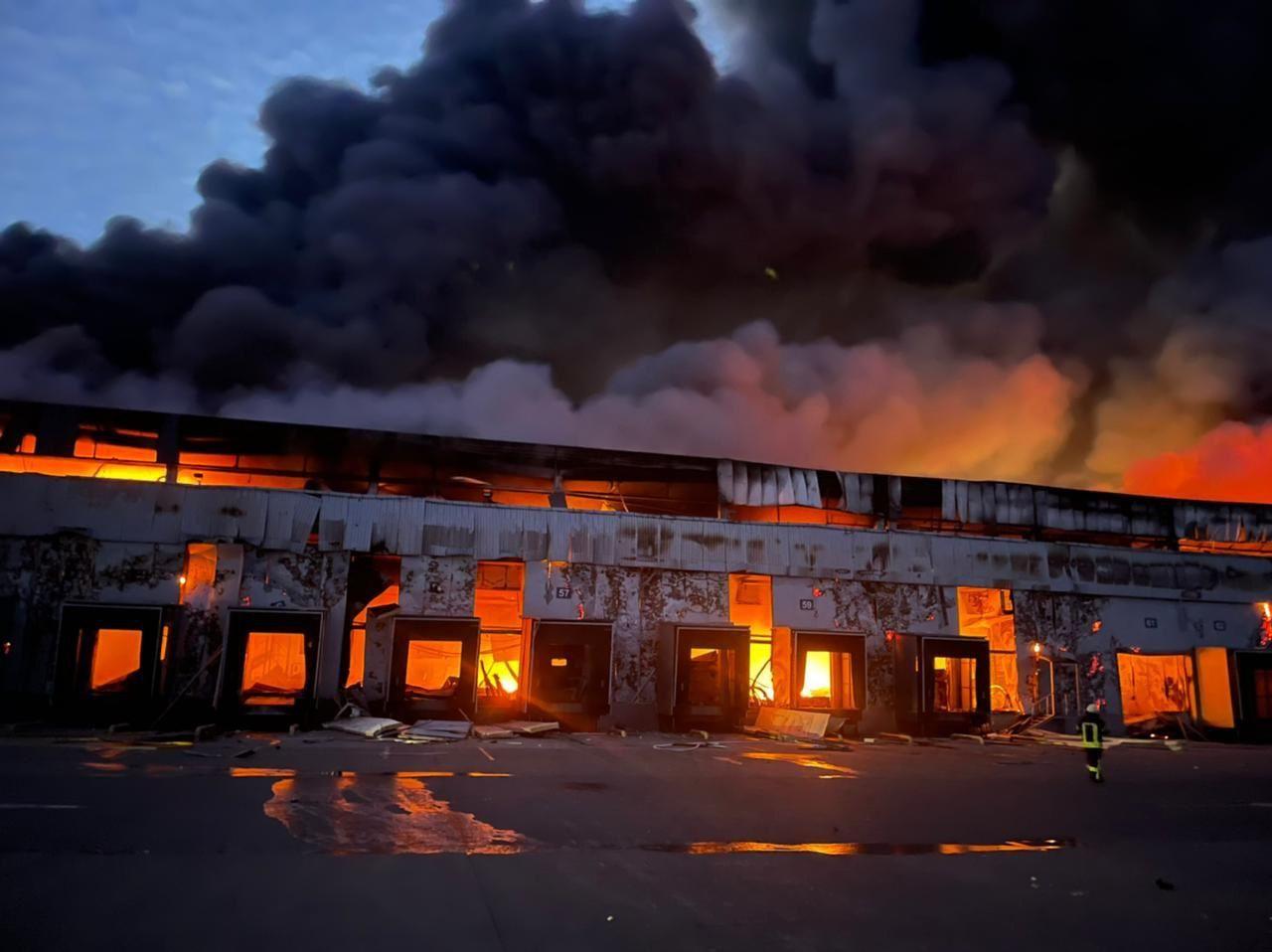 Požar u skladištu smrznute hrane - Avaz